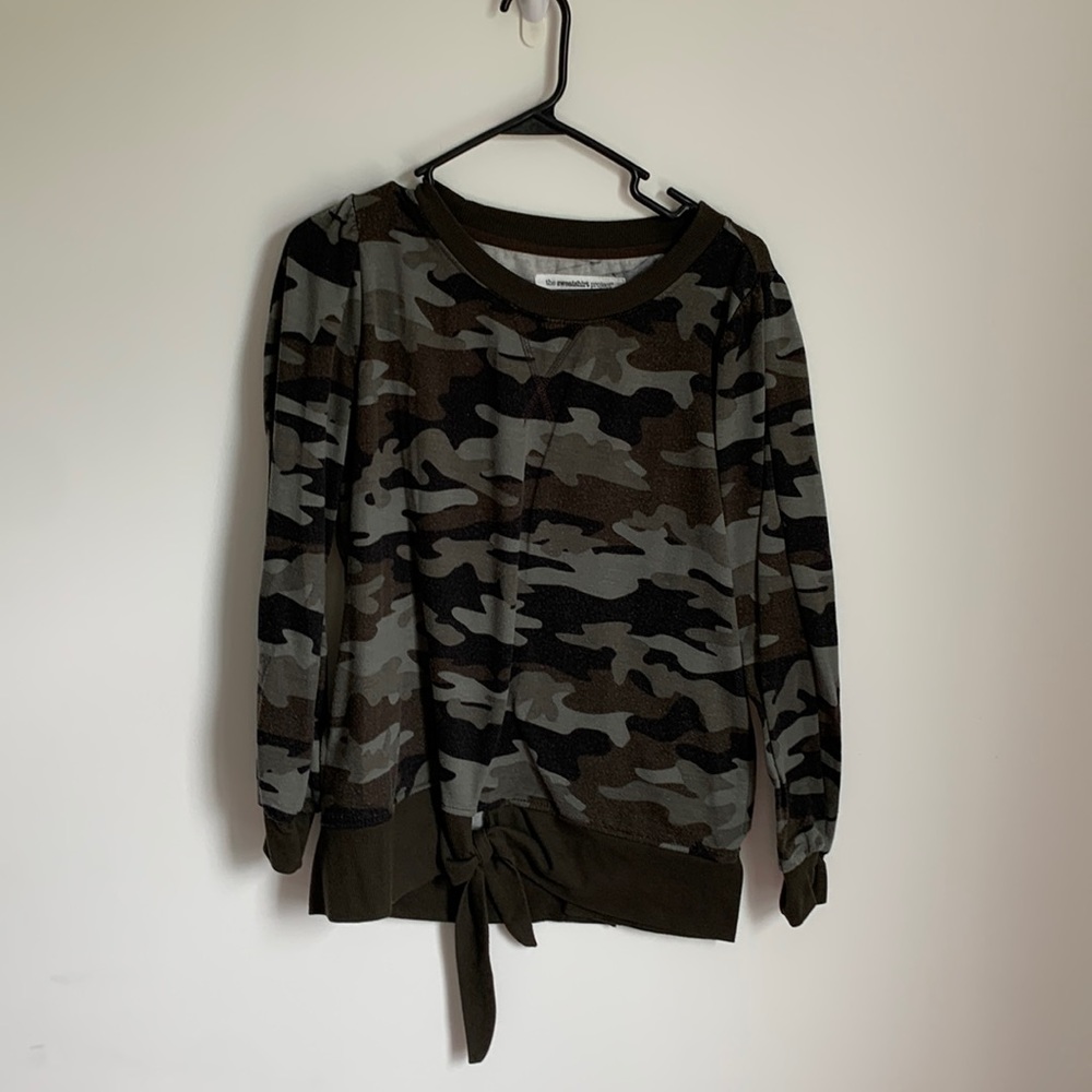 Camo sweater